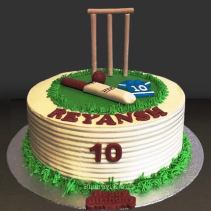 Cricket Ground Cake