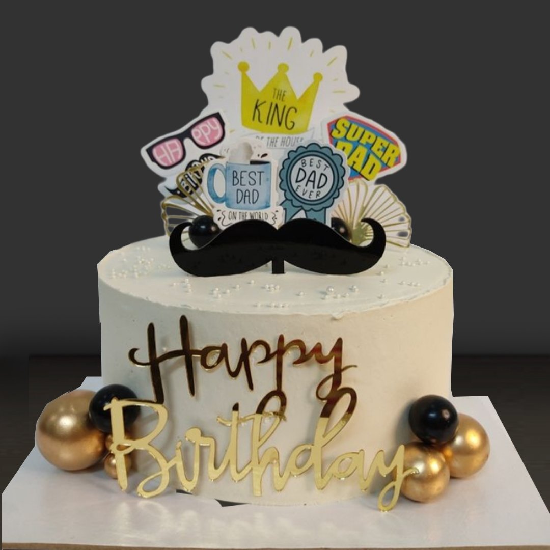 Dad Theme Cake Topper Printable