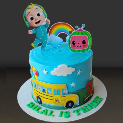 Playround Cocomelon Theme Cake