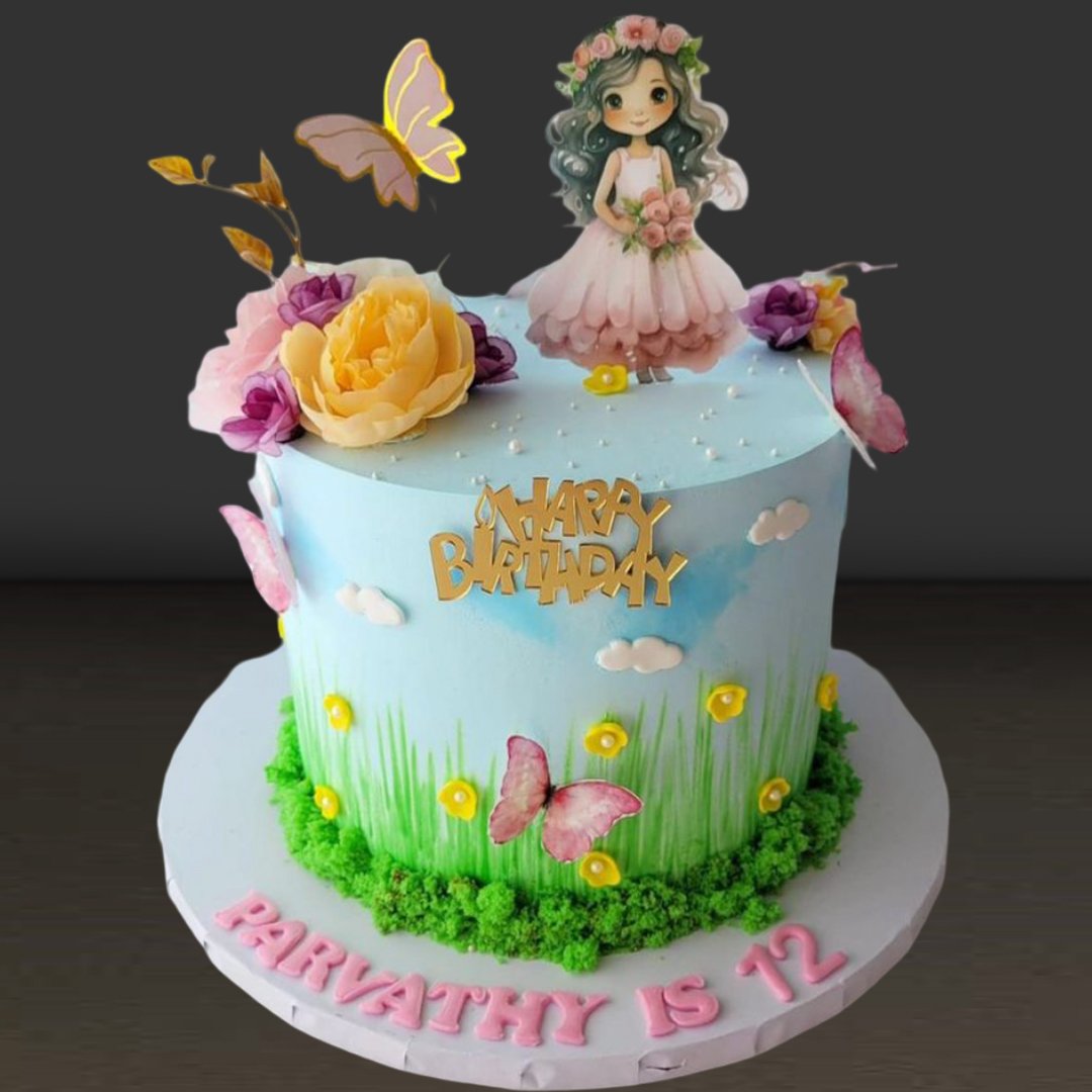 Princess Fairy Garden Cake
