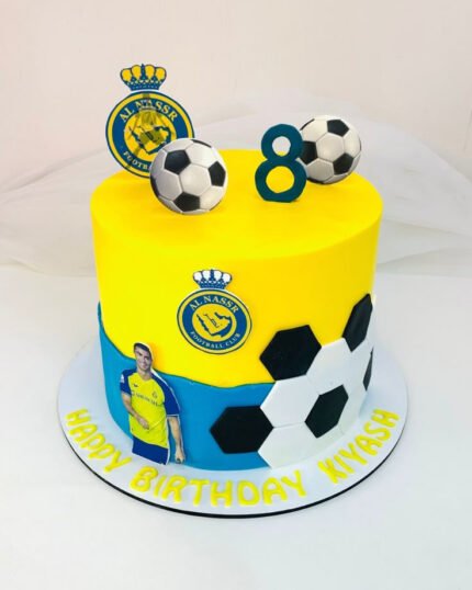 Ronaldo Football Club Cake