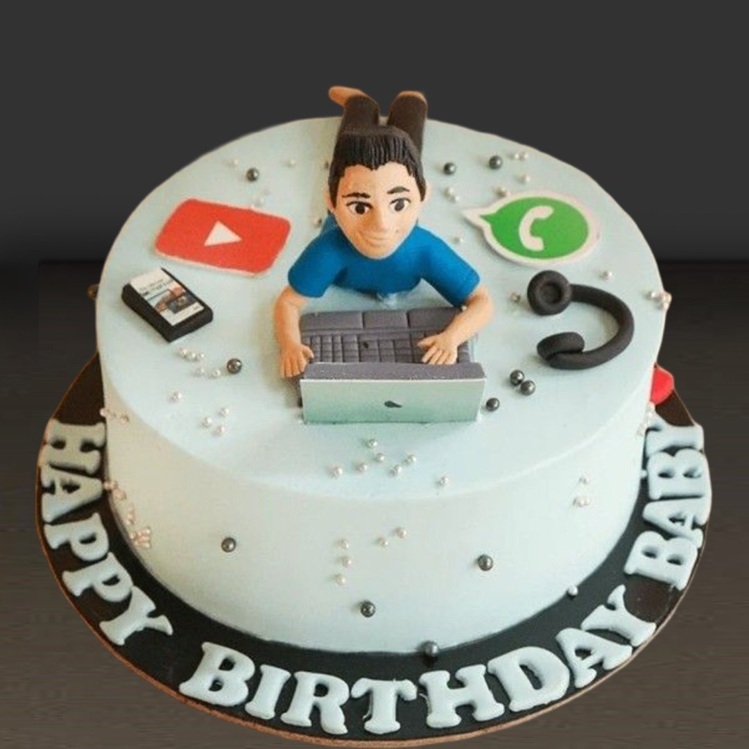 Work From Home Theme Cake